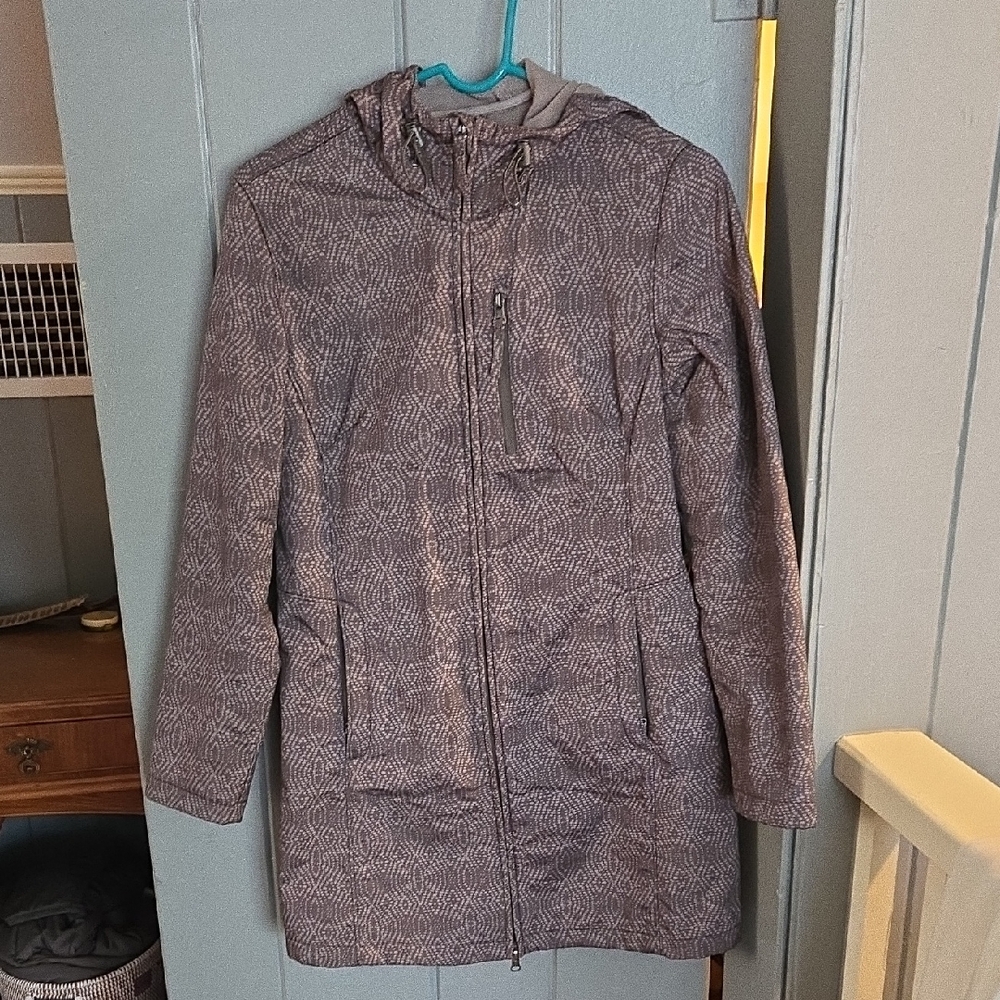 S Hooded Fleece-Lined Water Resistant Jacket